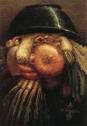 Giuseppe Arcimboldo Vegetables in a Bowl or The Vegetable Gardener oil painting reproduction